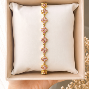 Gourmette Vancleef rose