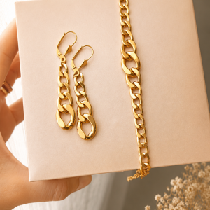 Duo cartier gourmette+boucles